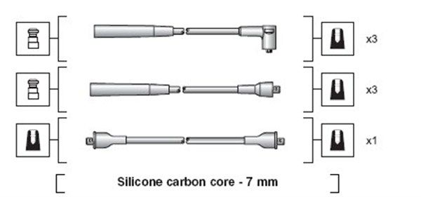 MAGNETI MARELLI Süütesüsteemikomplekt 941318111121